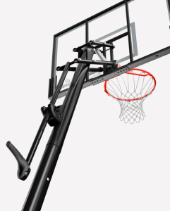 Баскетбольная стойка мобильная, акрил Spalding 54 Gold Portable арт 6A1746CN