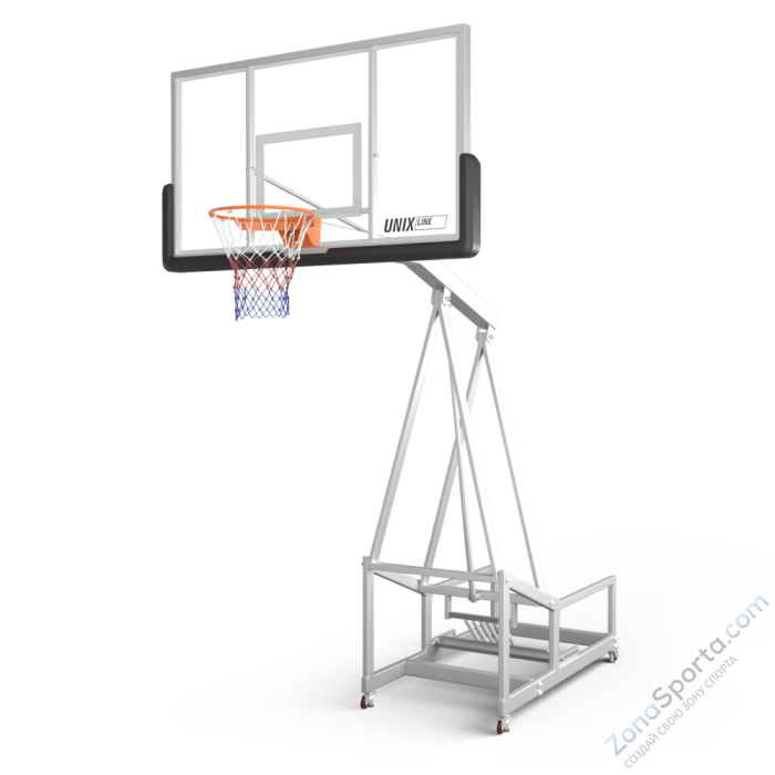 Баскетбольная стойка UNIX Line B-Stand-PC 72x42 R45 H120-305 см BSTSFPPR305_72PCBK