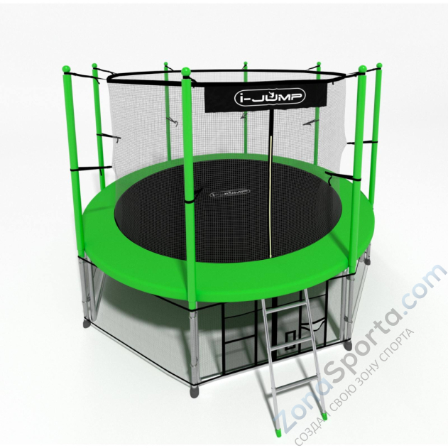 Батут i-Jump Classic 10ft green