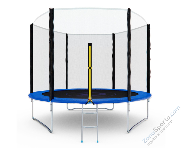 Батут с сеткой DFC Pelpo 10ft с лестницей, Blue