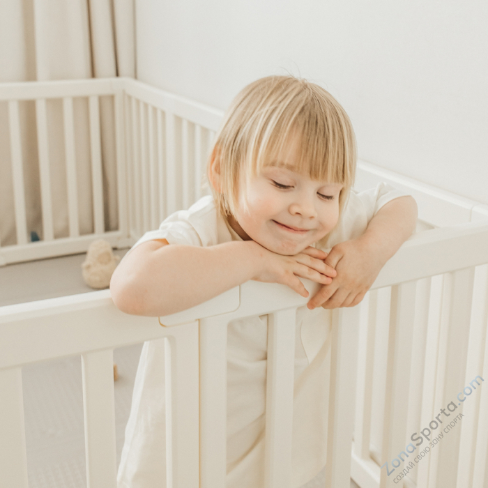 Большой детский игровой манеж Unix Kids Classic Tree House 180 x 200 Camel