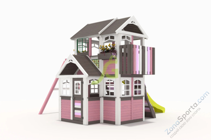 Детская площадка IgraGrad Клубный домик 3 Luxe мод.2