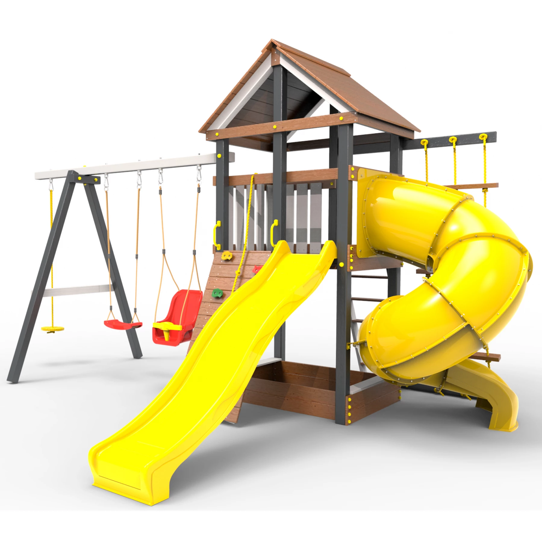 Детская площадка Пикник Ультра с винтовой трубой