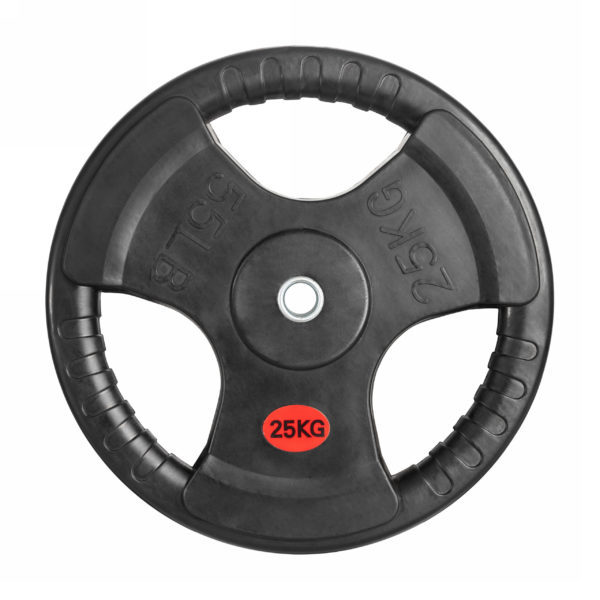 Диск 31 мм. обрезиненный с 3-мя хватами 25 кг, VictoryFit VF-S252500
