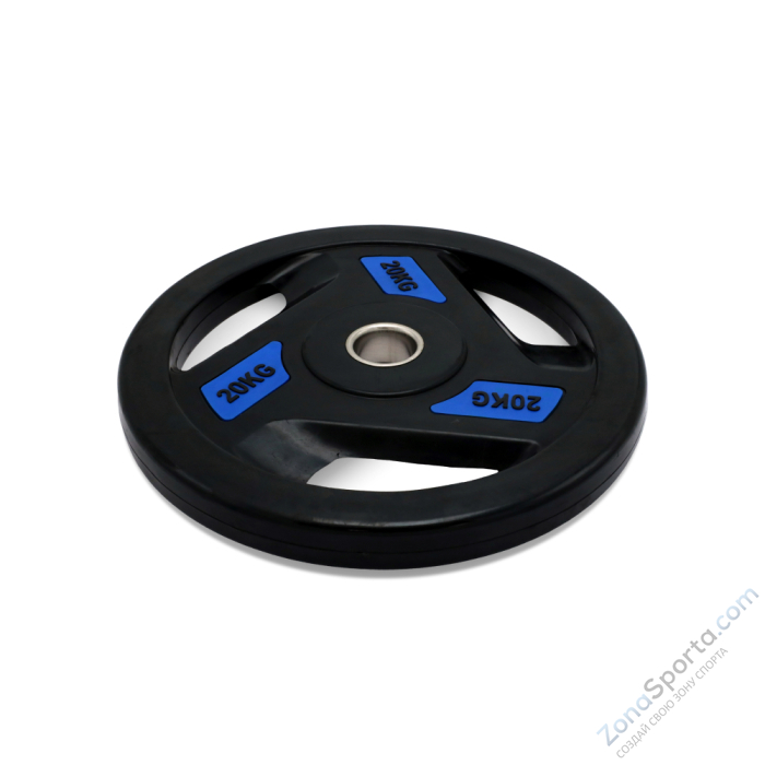 Диск обрезиненный c хватом Unix Fit Pro 20 кг, 51 мм