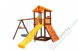 Игровой комплекс Perfetto sport Pitigliano-5 + качели Паутина