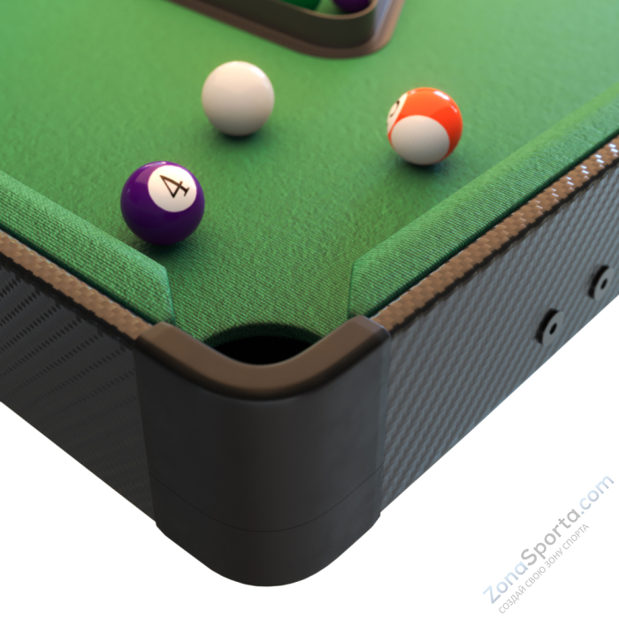 Игровой стол Unix Line Мини Бильярд настольный (88х47 cм) Black