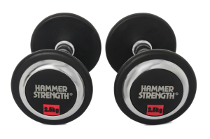 Набор обрезиненных гантелей Hammer Strength 10 пар (2,5 – 25 кг)