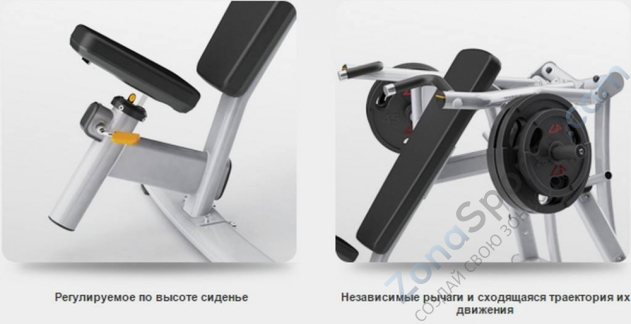 Независимая наклонная скамья для жима Matrix Magnum MG-PL14