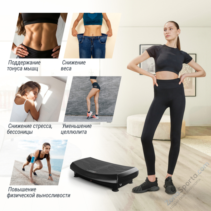 Виброплатформа Unix Fit Boost 4D Black